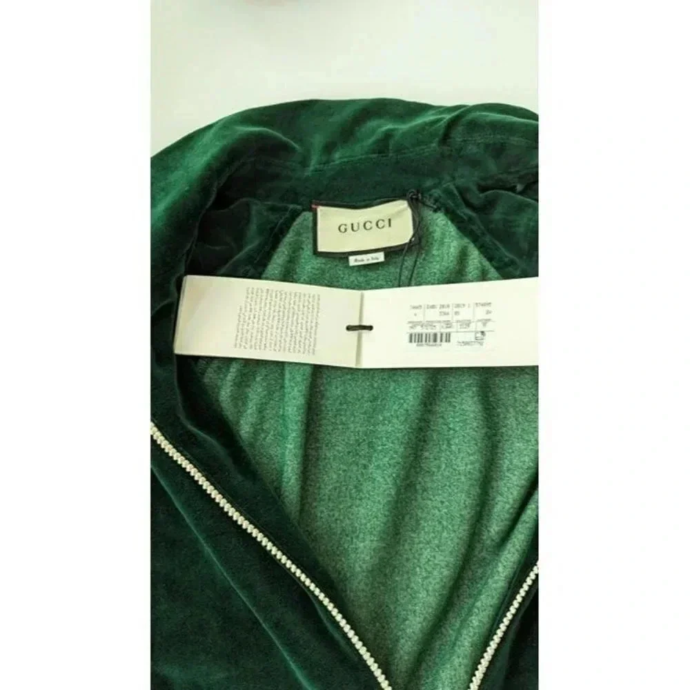 NWT Gucci Men's Bi-Material Oversize Jacket Horsebit Print Size M (MSRP $2,200)